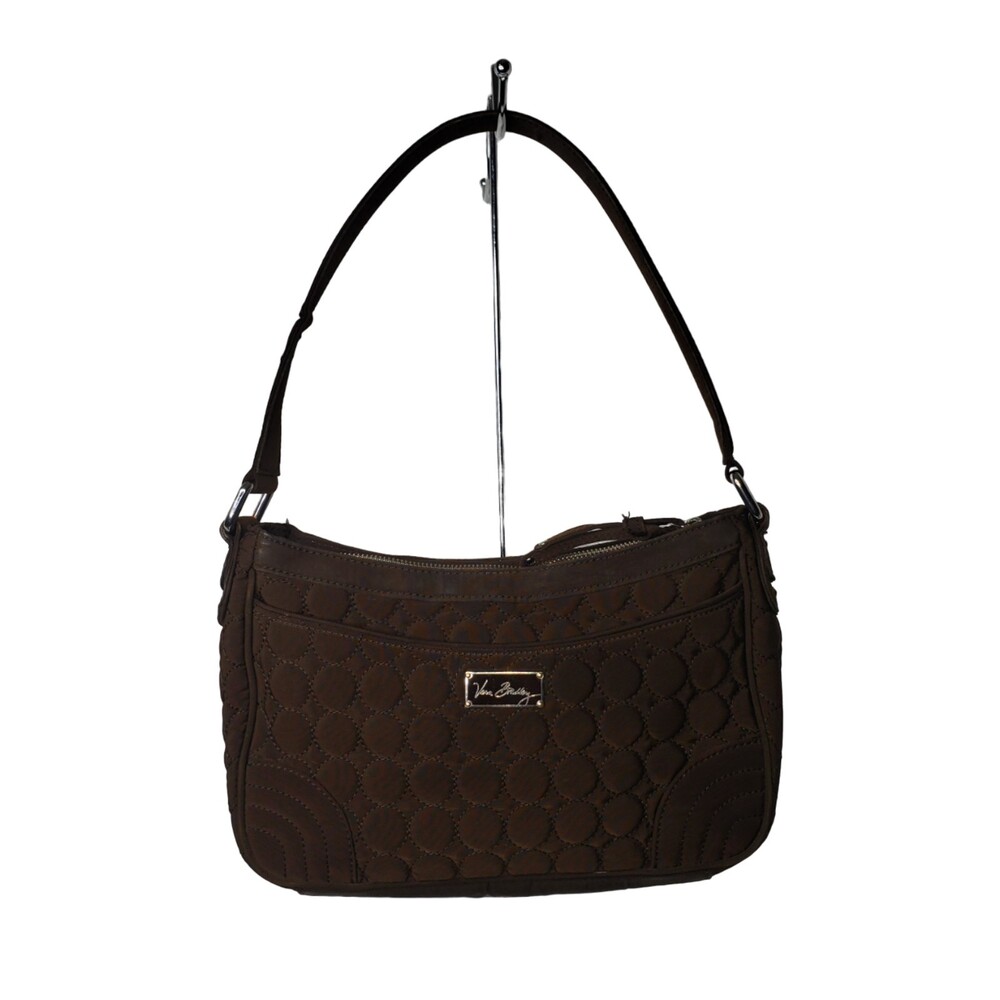 VERA BRADLEY Quilted Brown Purse Handbag